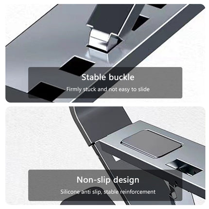 Portable Foldable Laptop Stand Aluminum Alloy Easy to Fold Stable Structure