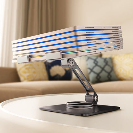 Foldable Tablet Stand Holder 360-Degree Rotation for 4-13in Phone Tablet Use