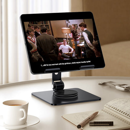 Foldable Tablet Stand Holder 360-Degree Rotation for 4-13in Phone Tablet Use