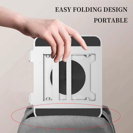 360 Rotating Laptop Stand Adjustable 4.5-31cm Carbon Steel Foldable for Travel