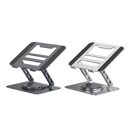 360 Rotating Laptop Stand Adjustable 4.5-31cm Carbon Steel Foldable for Travel