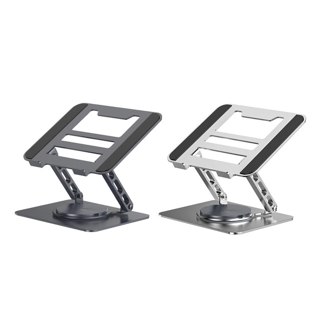 360 Rotating Laptop Stand Adjustable 4.5-31cm Carbon Steel Foldable for Travel