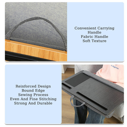 Laptop Lap Desk Portable Table Engineered Wood MDF Board Bed Sofa Tray Desk