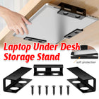 Under-Desk Storage Stand for Laptop Desk Adjustable Space Saving Sturdy Durable