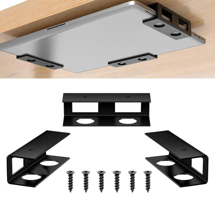 Under-Desk Storage Stand for Laptop Desk Adjustable Space Saving Sturdy Durable