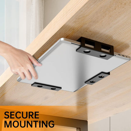 Under-Desk Storage Stand for Laptop Desk Adjustable Space Saving Sturdy Durable