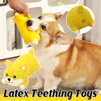 Latex Dog Teething Toy Non-Toxic Safe Sound Design for Puppy Teething Training
