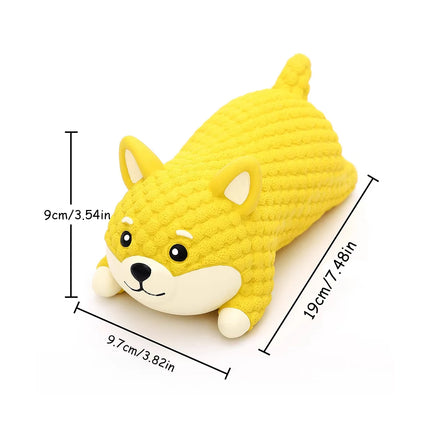 Latex Dog Teething Toy Non-Toxic Safe Sound Design for Puppy Teething Training