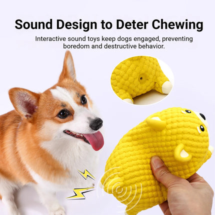 Latex Dog Teething Toy Non-Toxic Safe Sound Design for Puppy Teething Training