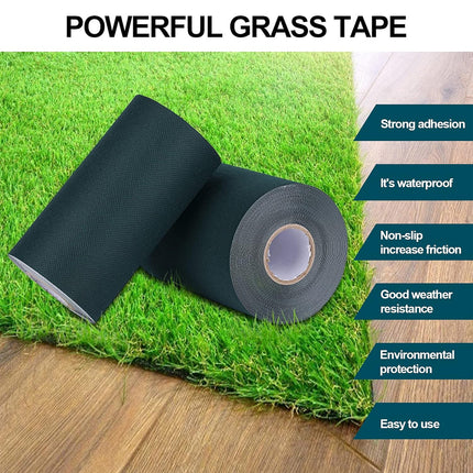 1X Artificial Grass Joining Tape Self Adhesive Seaming Tape Turf Lawn Glue Peel