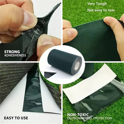 1X Artificial Grass Joining Tape Self Adhesive Seaming Tape Turf Lawn Glue Peel