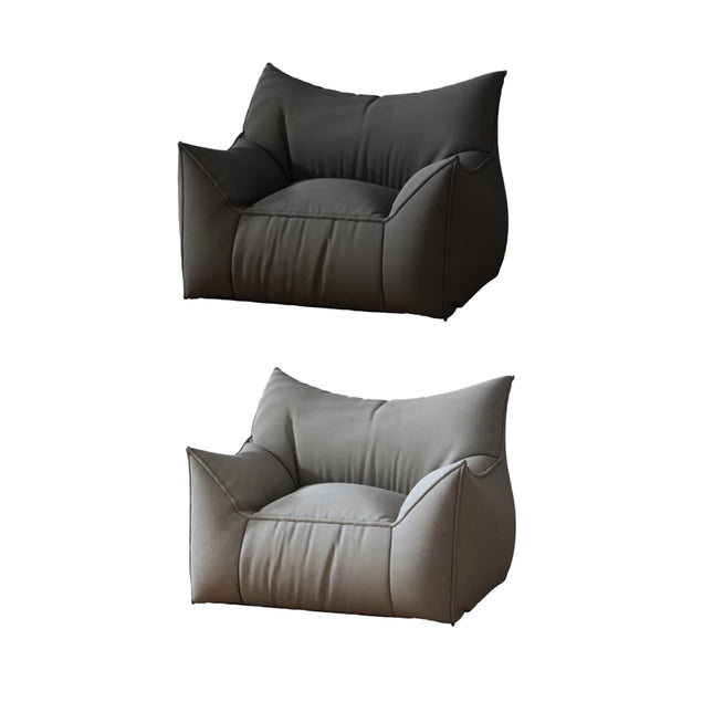 Lazy Sofa Bean Bag Single Chair 80 x 70 x 60cm EPS Filled for Bedroom Balcony