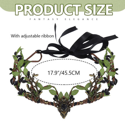 Crown Mori Leaf Hair Bands Floral Wreath Headdresses Wedding Party Accessories