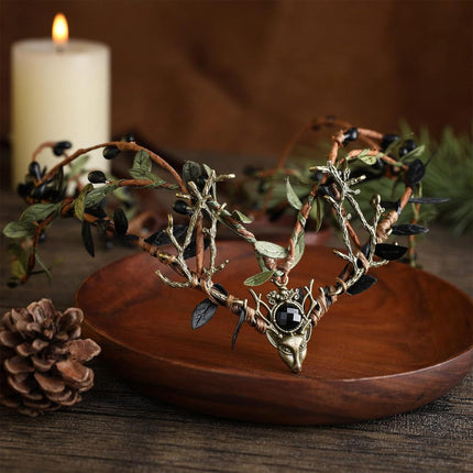 Crown Mori Leaf Hair Bands Floral Wreath Headdresses Wedding Party Accessories