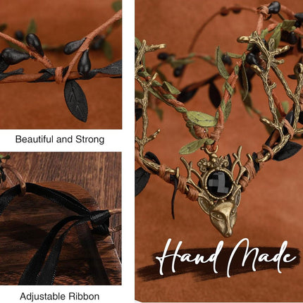 Crown Mori Leaf Hair Bands Floral Wreath Headdresses Wedding Party Accessories