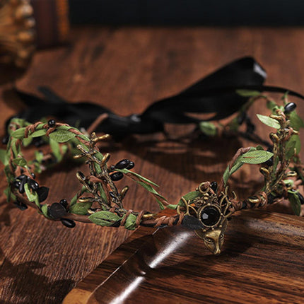 Crown Mori Leaf Hair Bands Floral Wreath Headdresses Wedding Party Accessories