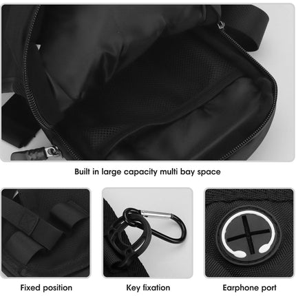 Outdoor Waterproof Waist Leg Bag Mens Tactical Crossbody Pack for Riding Travel