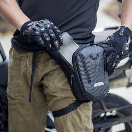 Outdoor Waterproof Waist Leg Bag Mens Tactical Crossbody Pack for Riding Travel