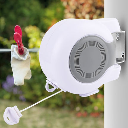 Double Clothes Line Wall Hanger Retractable Clothesline Clothes Dryer 13m Indoor