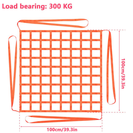 Lifting Protection Net Cargo Lifting Net Load Capacity 300Kg Type 100x100cm