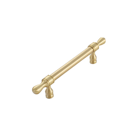 5 Sizes Brass Cabinet Drawer Handle Modern Gold Wardrobe Door Light Luxury Pull