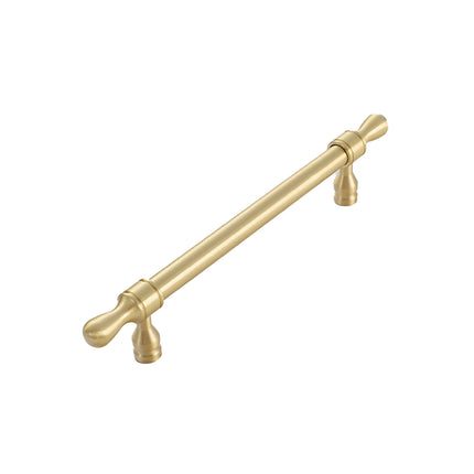 5 Sizes Brass Cabinet Drawer Handle Modern Gold Wardrobe Door Light Luxury Pull
