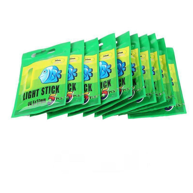 UP100x Chemical Light Fishing Fluorescent Glow Sticks Clip On the Rod Tip - Aimall