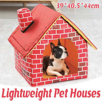 Lightweight Pet Bed Pet House Small Size Soft Warm Washable for Puppies Cats