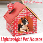 Lightweight Pet Bed Pet House Small Size Soft Warm Washable for Puppies Cats