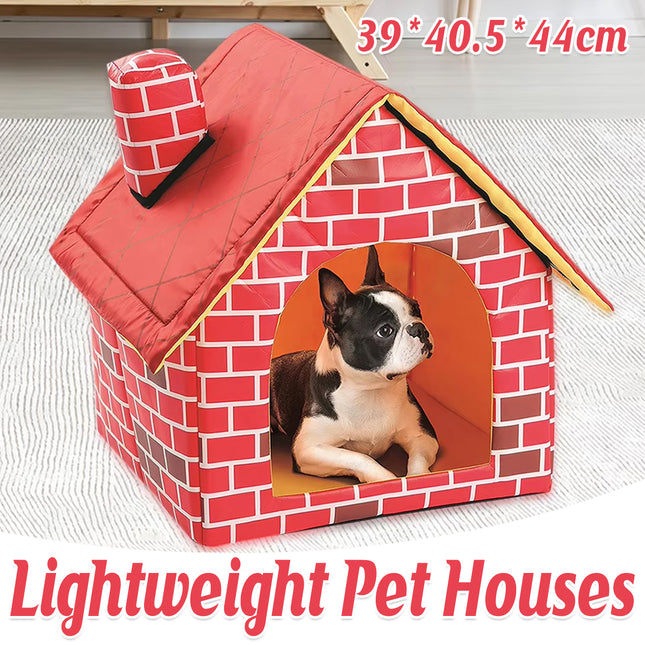 Lightweight Pet Bed Pet House Small Size Soft Warm Washable for Puppies Cats