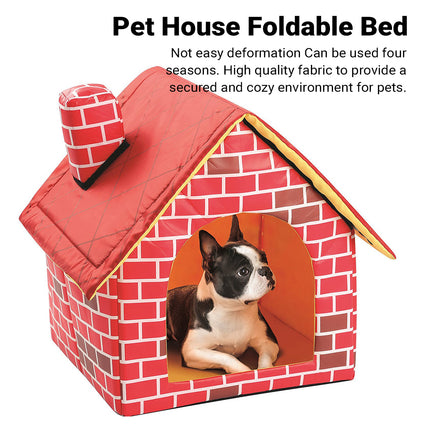 Lightweight Pet Bed Pet House Small Size Soft Warm Washable for Puppies Cats