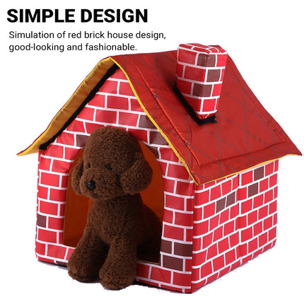 Lightweight Pet Bed Pet House Small Size Soft Warm Washable for Puppies Cats