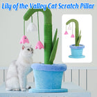 Lily of the Valley Sisal Cat Scratching Pillar Durable for Cats Kitties Use