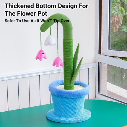 Lily of the Valley Sisal Cat Scratching Pillar Durable for Cats Kitties Use
