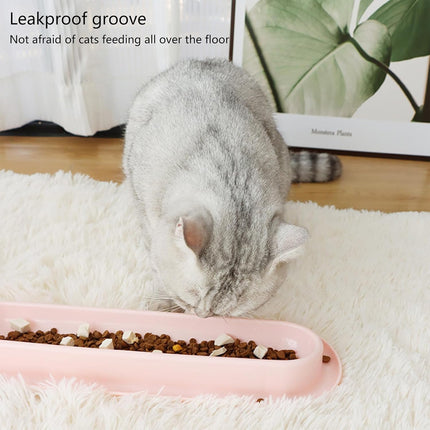 Extended Cat Bowl Pet Bowl Feeding Basin Drinking Water Cat Bowl for Cats