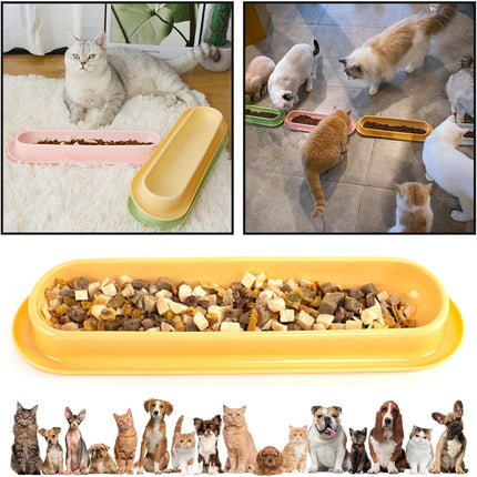 Extended Cat Bowl Pet Bowl Feeding Basin Drinking Water Cat Bowl for Cats