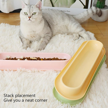 Extended Cat Bowl Pet Bowl Feeding Basin Drinking Water Cat Bowl for Cats