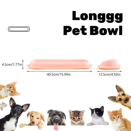 Extended Cat Bowl Pet Bowl Feeding Basin Drinking Water Cat Bowl for Cats