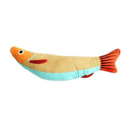 Catnip Fish Toy Plush Chew Toy for Cats Kitten Interactive Boredom Relief Play
