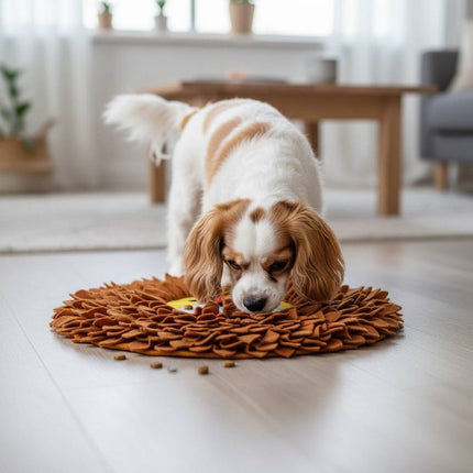 Lion Head Snuffle Mat Pet Slow Feeder Sniff Training Anti Slip for Dog Cat 55cm