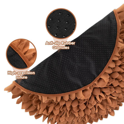 Lion Head Snuffle Mat Pet Slow Feeder Sniff Training Anti Slip for Dog Cat 55cm