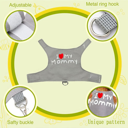 Lizard Walking Traction Rope Adjustable Mesh Vest Outdoor Climbing Pet Harness