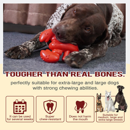 Dog Chew Toy Lobster Shape Teething Stick Durable Bite Toy for Puppy Pet Dental