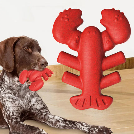 Dog Chew Toy Lobster Shape Teething Stick Durable Bite Toy for Puppy Pet Dental