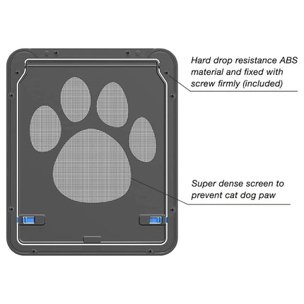 Pet Window Door Screen Mesh Cover Durable Net Cats Dogs Home Protector Shield