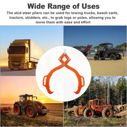 Heavy Duty Wood Handling Hook Log Lifting Clamp For Loading Unloading Sturdy