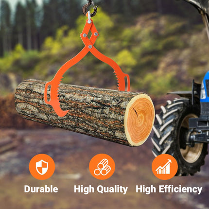Heavy Duty Wood Handling Hook Log Lifting Clamp For Loading Unloading Sturdy