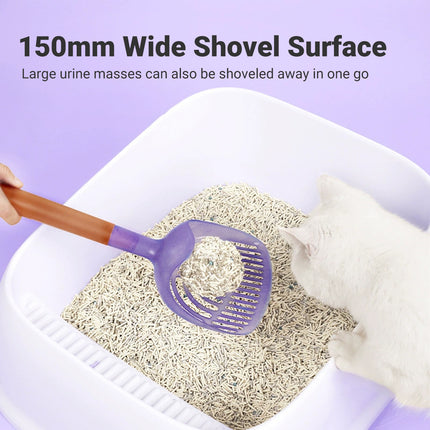 Cat Litter Shovel Cat Poop Removal Tool Kitten Litter Scoop Waste Cleaner