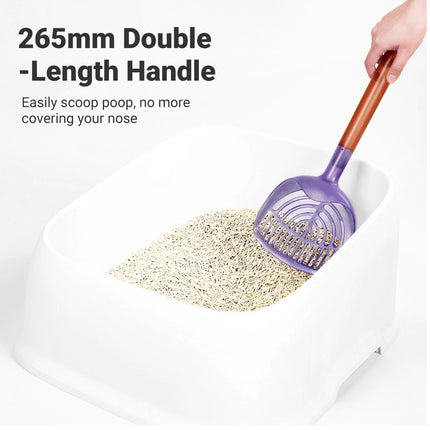 Cat Litter Shovel Cat Poop Removal Tool Kitten Litter Scoop Waste Cleaner