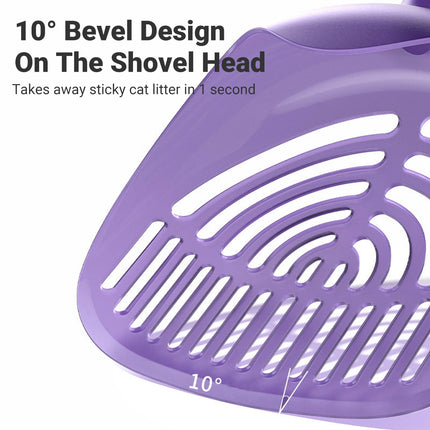 Cat Litter Shovel Cat Poop Removal Tool Kitten Litter Scoop Waste Cleaner